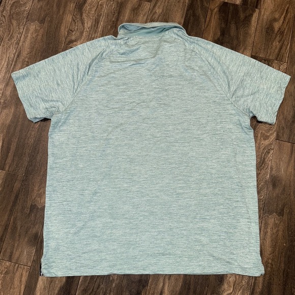 Hurley Men's Performance Stretch Moisture Wicking Shirt, Green, Size 2XL - Picture 2 of 4